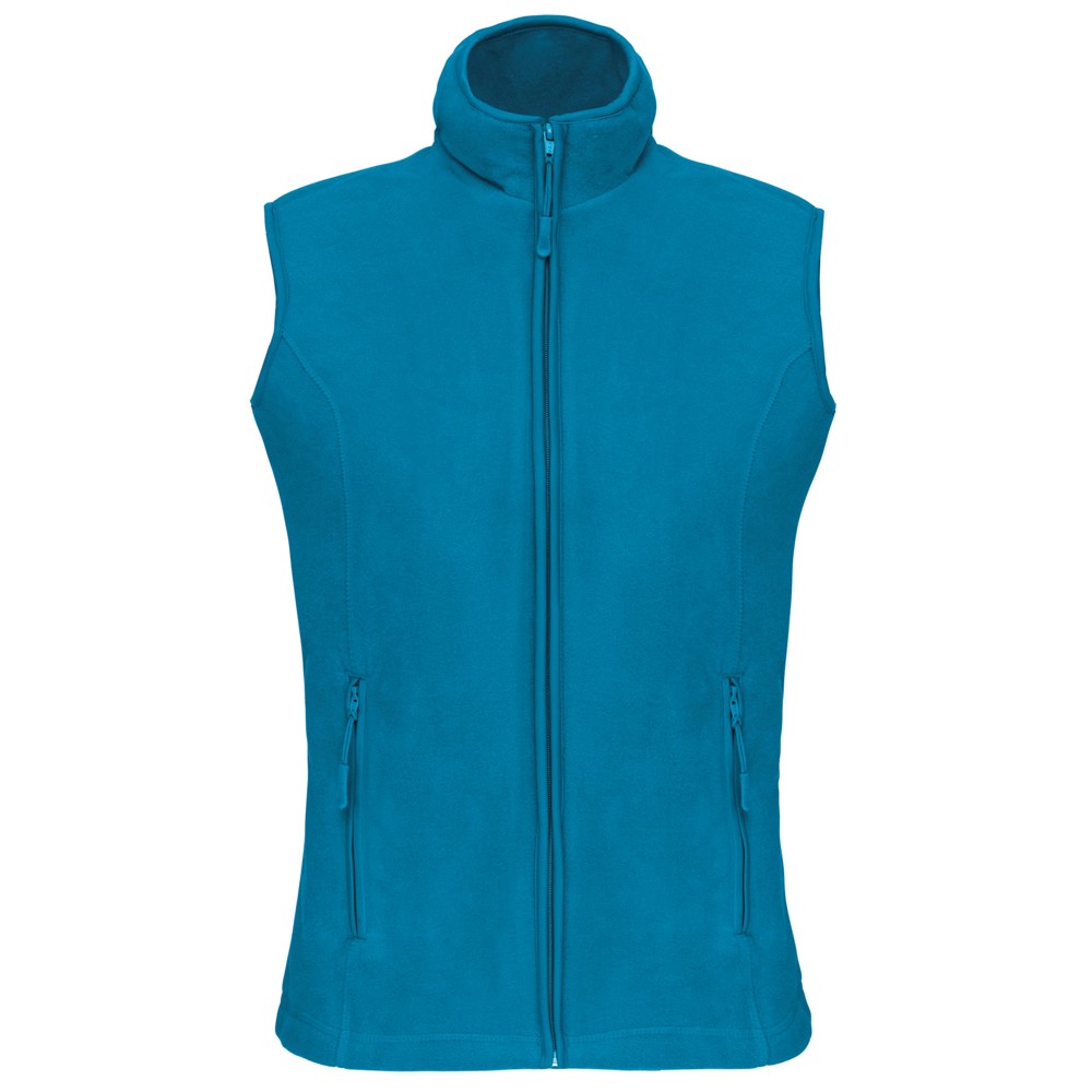 Bodywarmer van microfleece dames - Tropical Blue