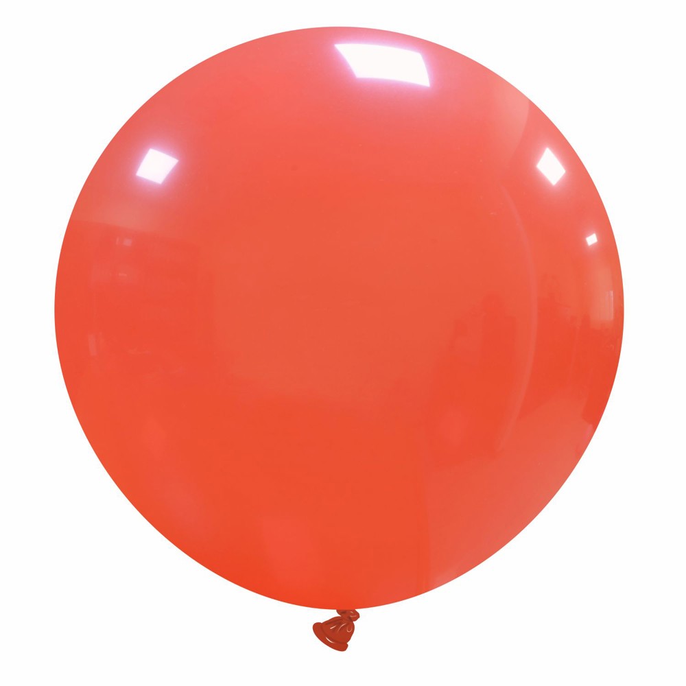 Reuzenballonnen bedrukt - Ø 120 cm / omvang 375 cm / 47 inch - Rood (03)
