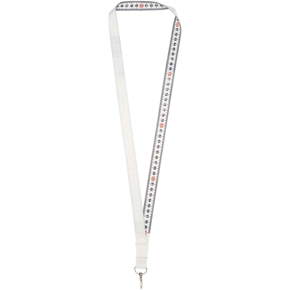 Isla 1-meter RPET sublimatie lanyard met safety breakaway sluiting