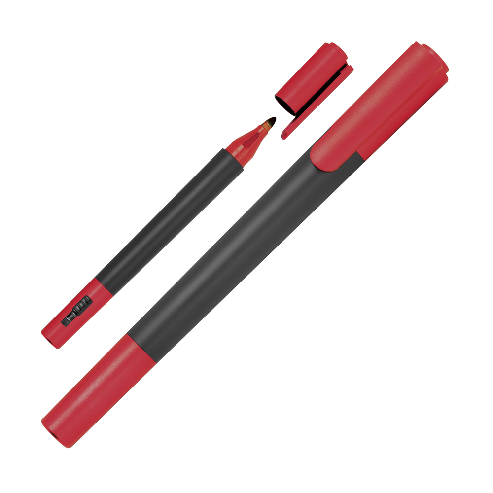2-in-1 snijplotter met viltstift - rood