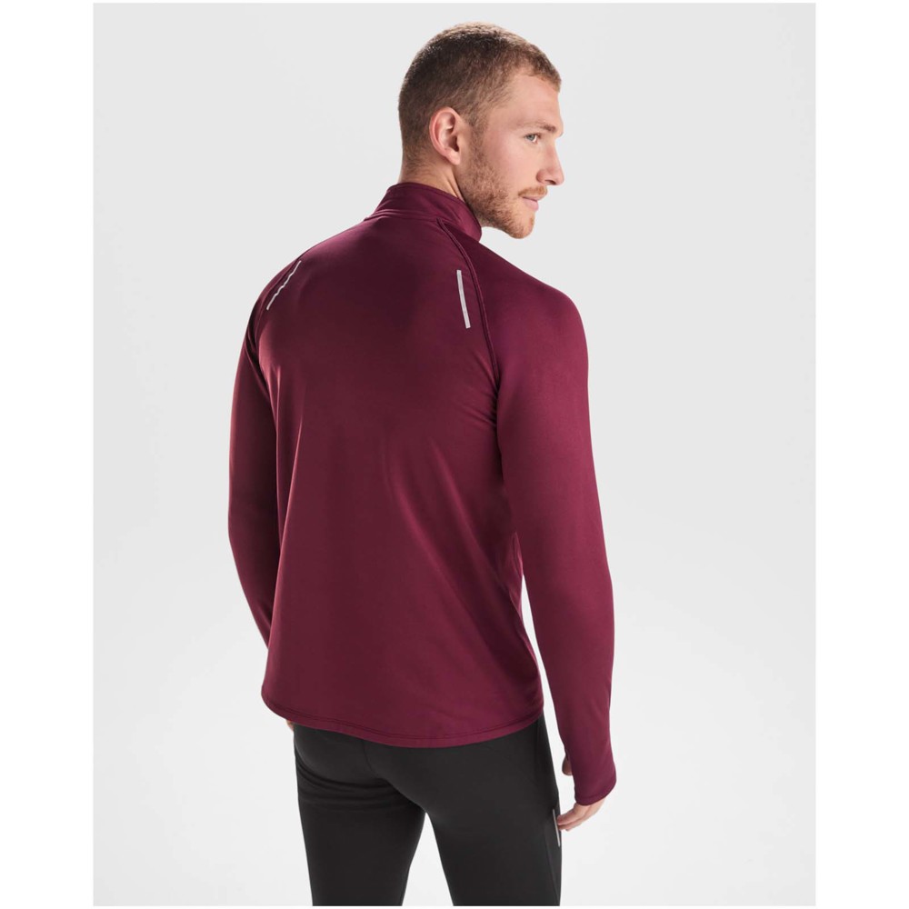Estambul 200 g/m² herensweater met lange mouwen en halve rits