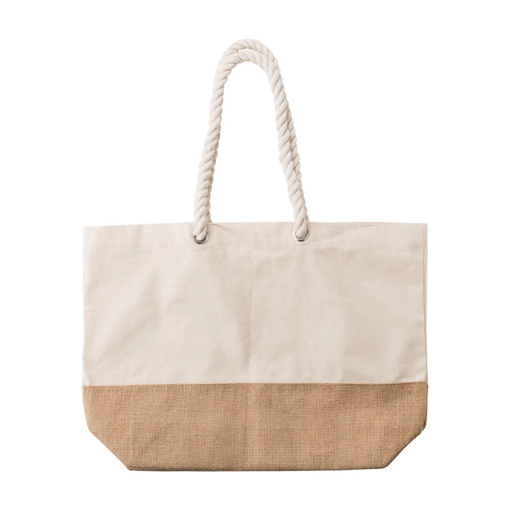 Boodschappentas Diego | Katoen 280 g/m² | Jute bodem