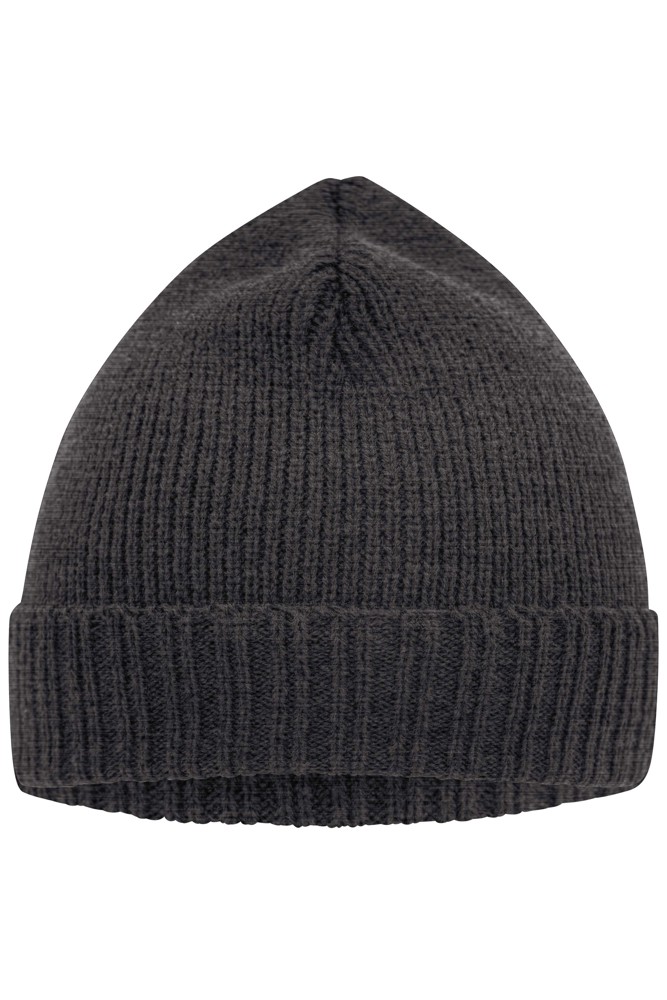 Basic Knitted Beanie - Grey Melange