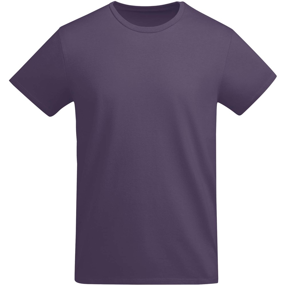 Breda 175 g/m² biologisch katoenen herenshirt met korte mouwen - lila
