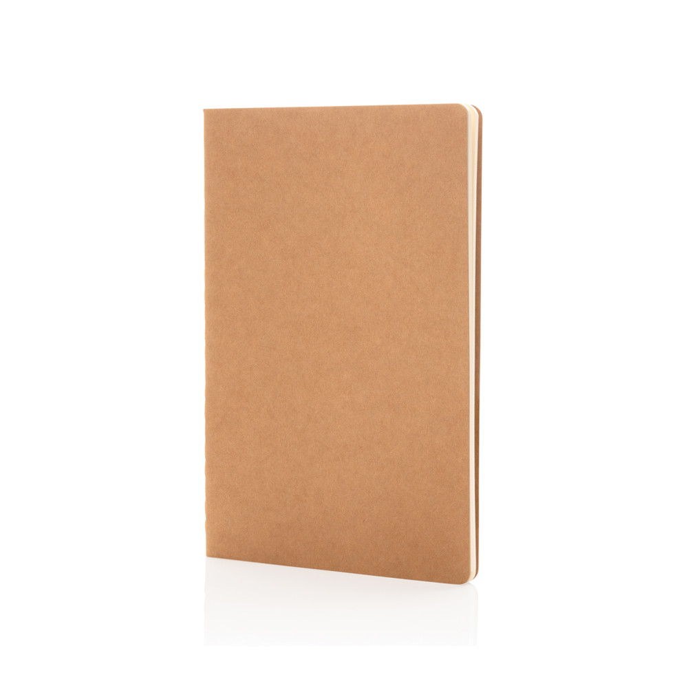 A5 standard softcover notitieboek - bruin (± PMS 728)