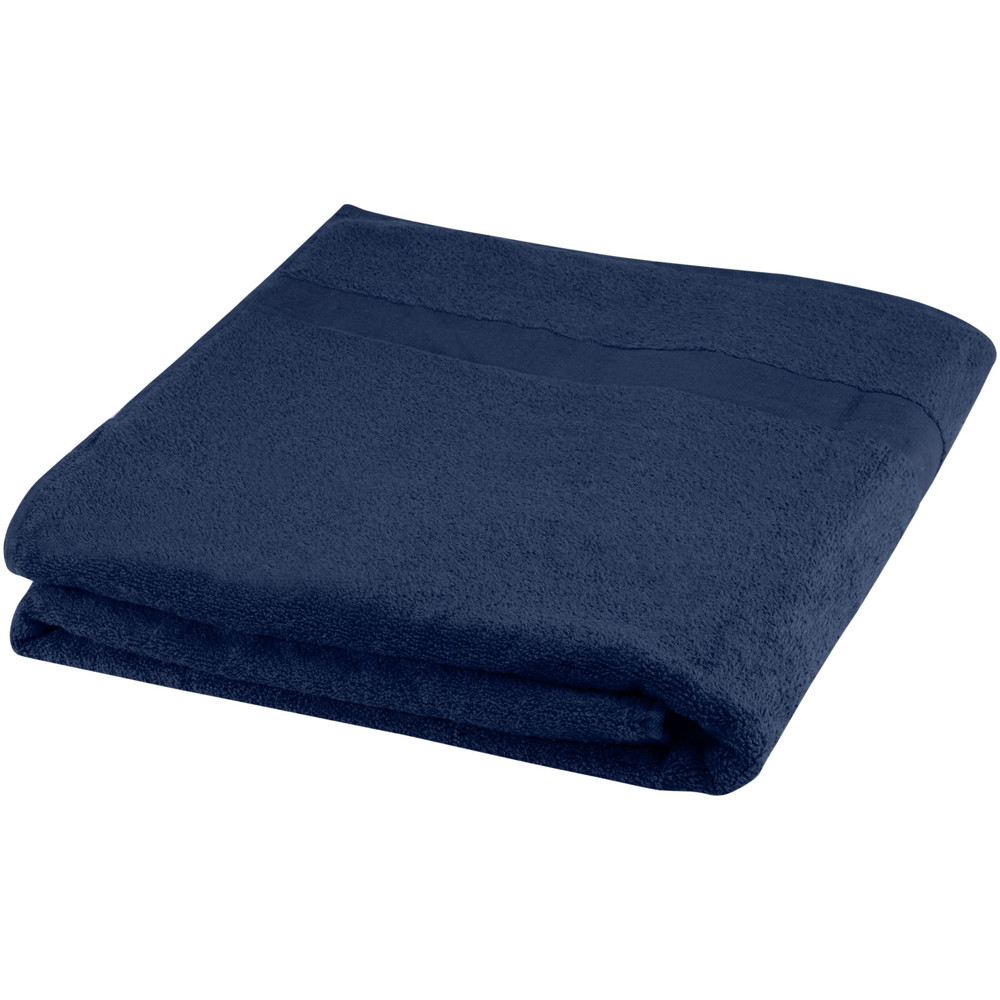 Evelyn handdoek 100 x 180 cm van 450 g/m² katoen - Marineblauw