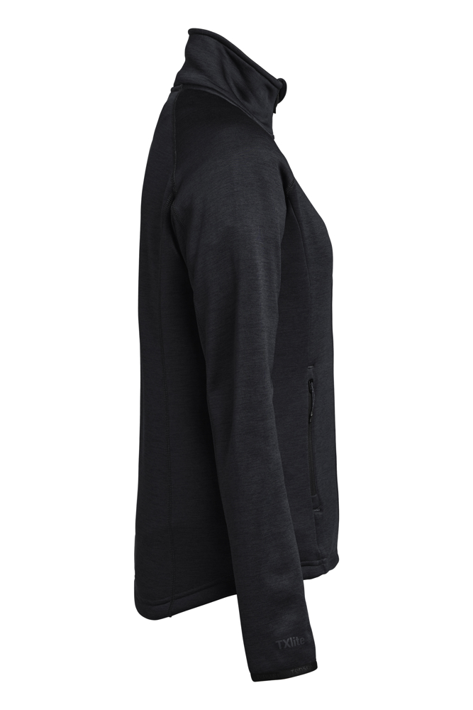 TXlite Midlayer Zip Dames - Zwart