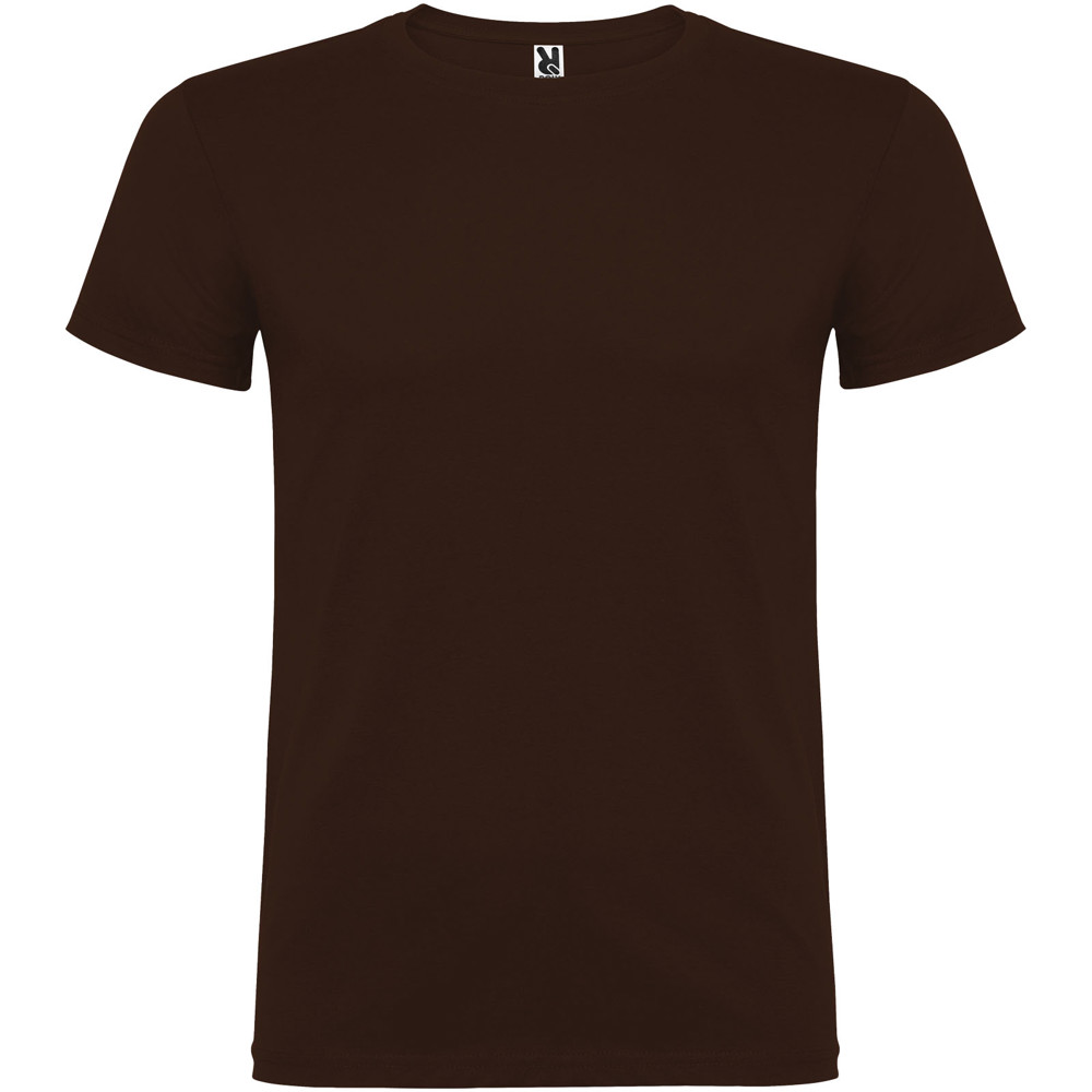 Beagle 155 g/m² herenshirt met korte mouwen - Chocolade