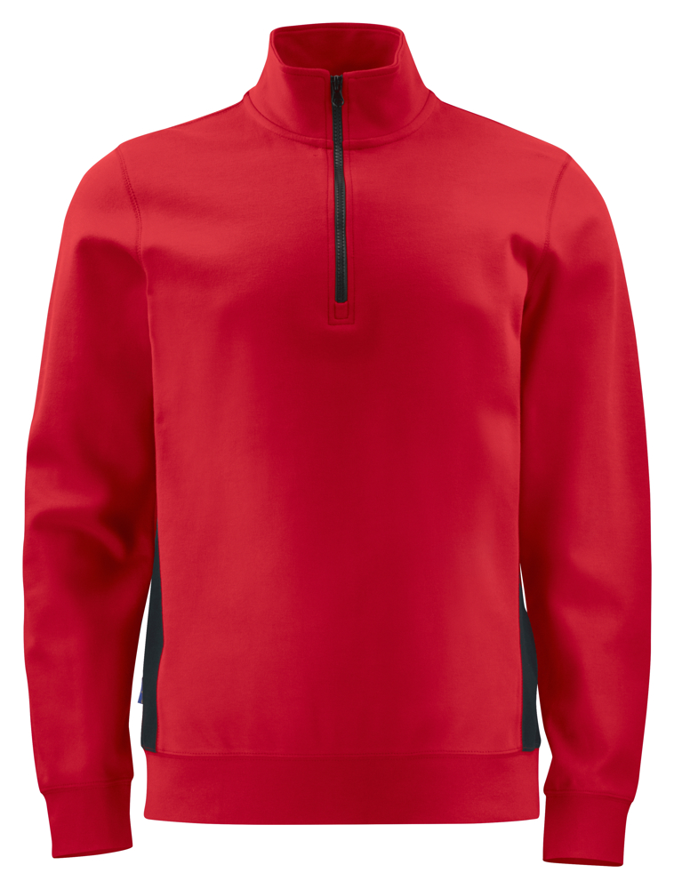 2128 SWEATER MET KORTE RITSSLUITING