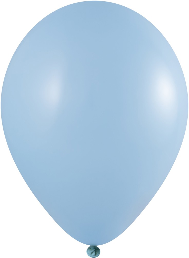 Ballonnen bedrukt High Quality Precision Print Ø 33 cm / omvang 85-95 cm / 11 inch - Licht blauw (1151)