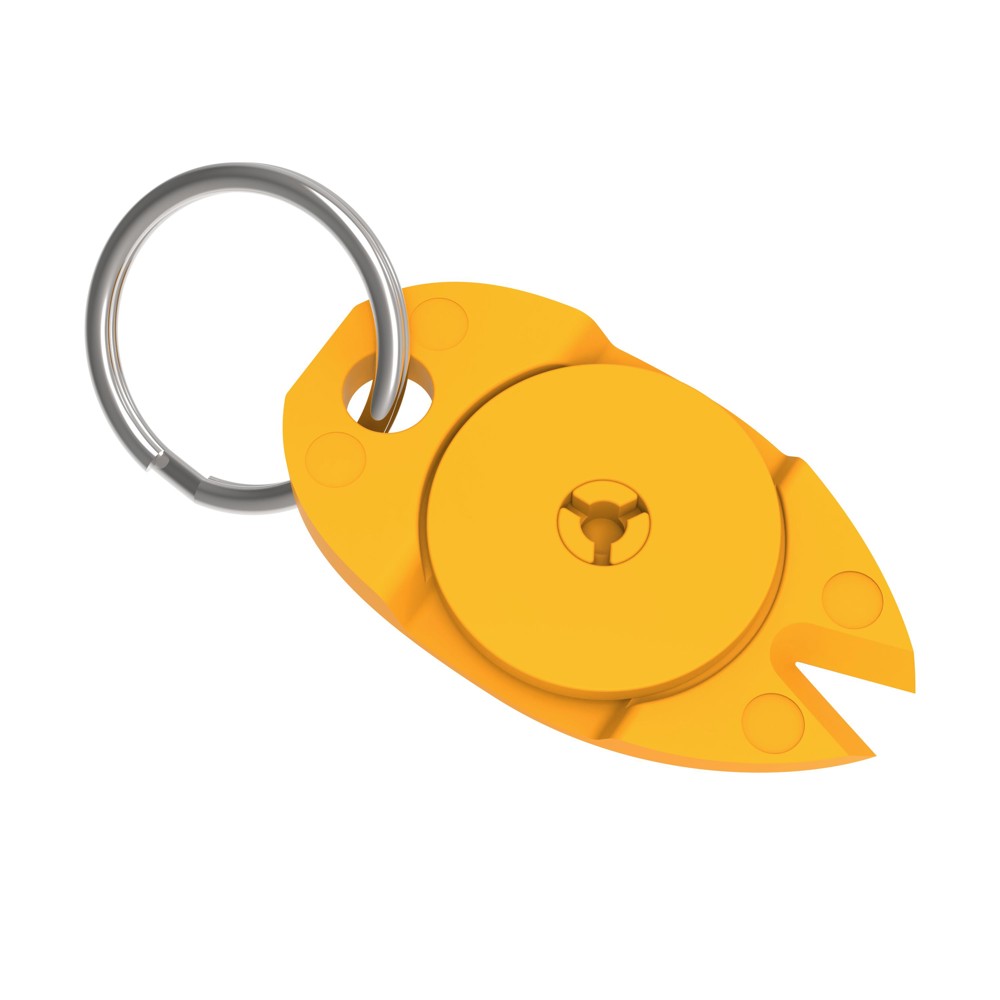 Sleutelhanger "Tek" - standaard geel