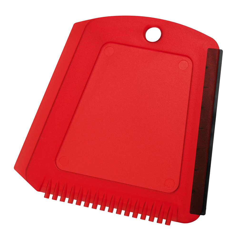 IJskrabber "Alpha" - rood-transparant