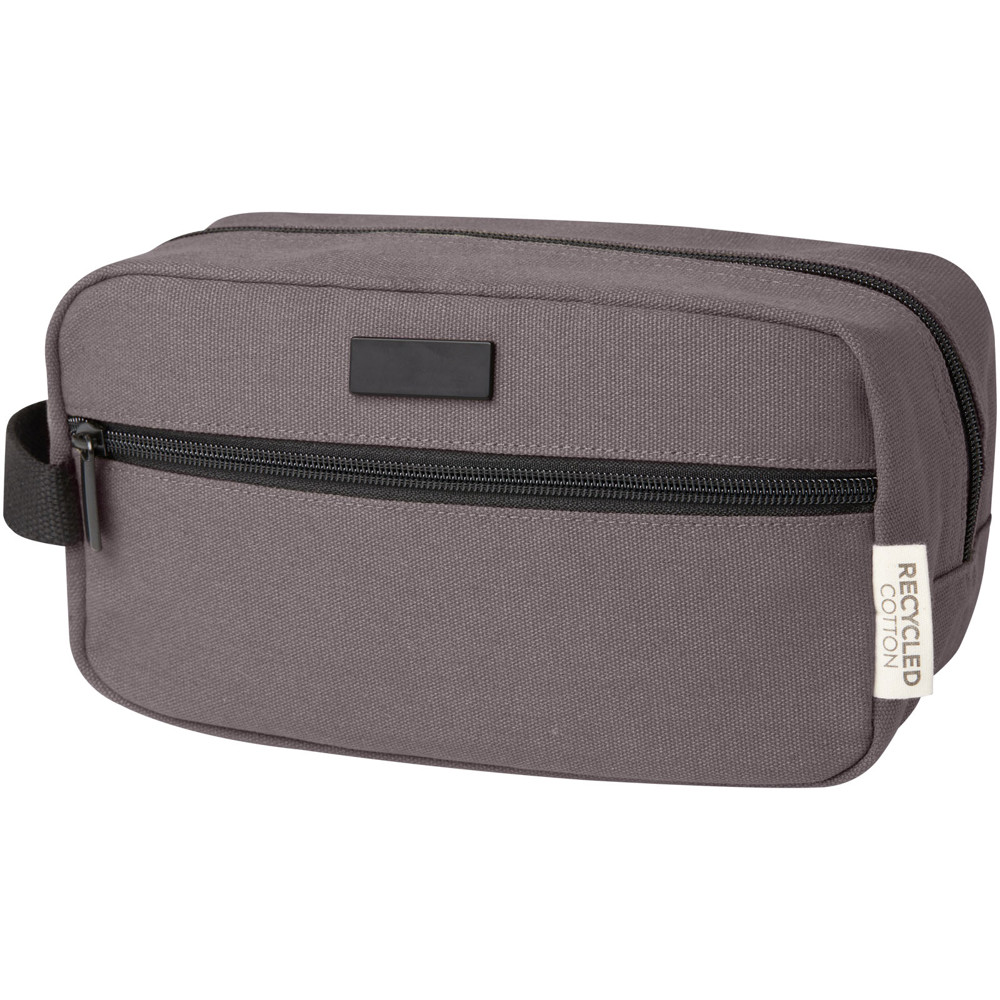 Joey GRS gerecycled canvas reisetui voor accessoires 3,5 l - grijs
