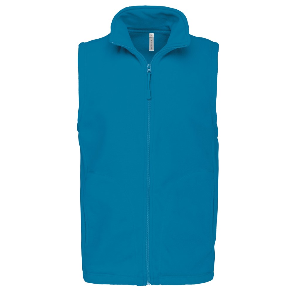 Bodywarmer van microfleece heren - Tropical Blue
