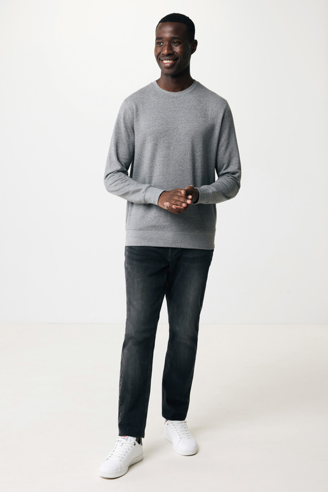 IQONIQ Etosha lichtgewicht gerecycled katoen sweater