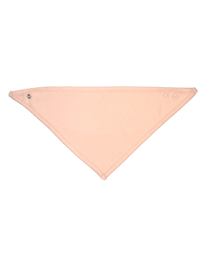 Bandana Bib - white/powder pink