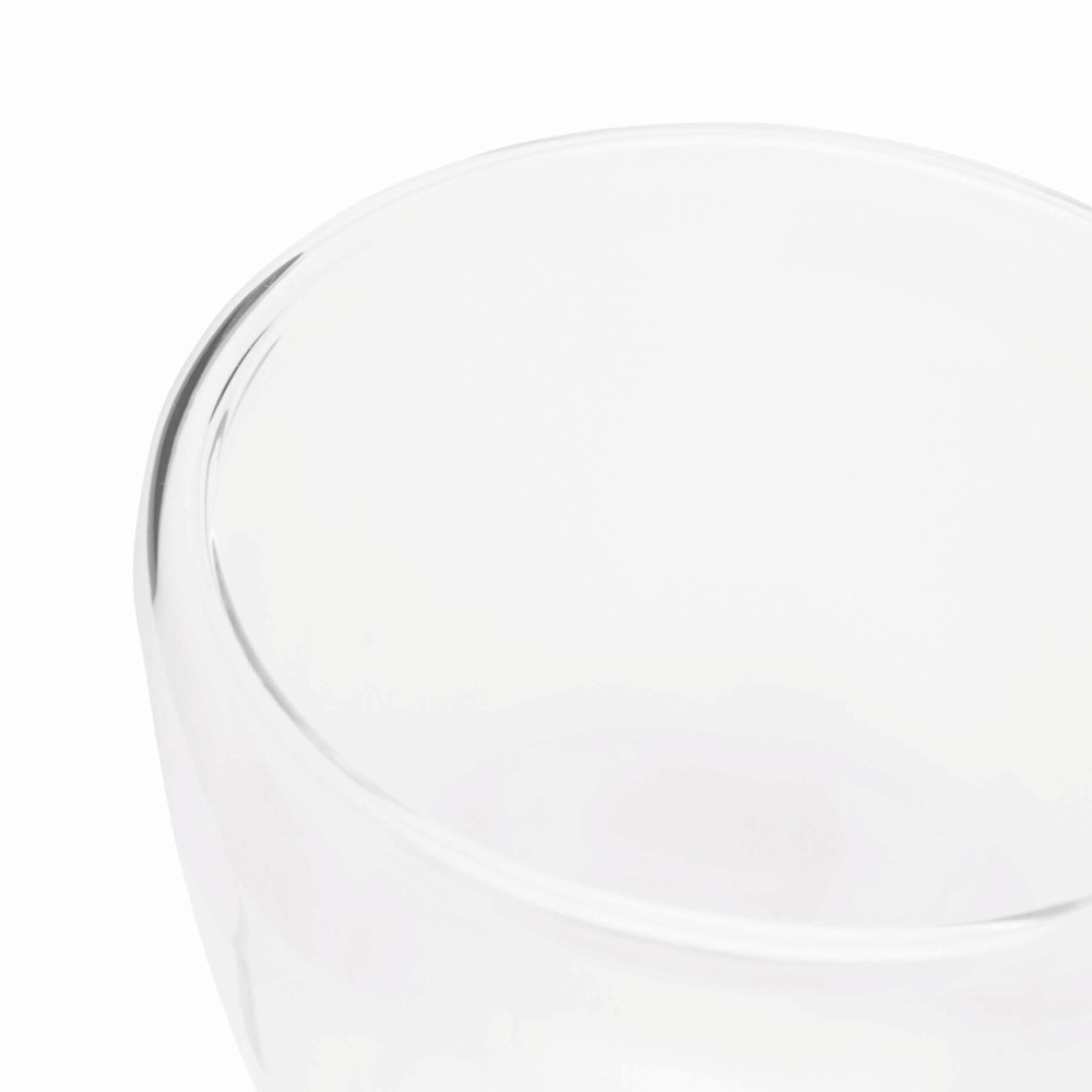 BAMBOO ART S - Dubbelwandig glas, inhoud ca. 250 ml.