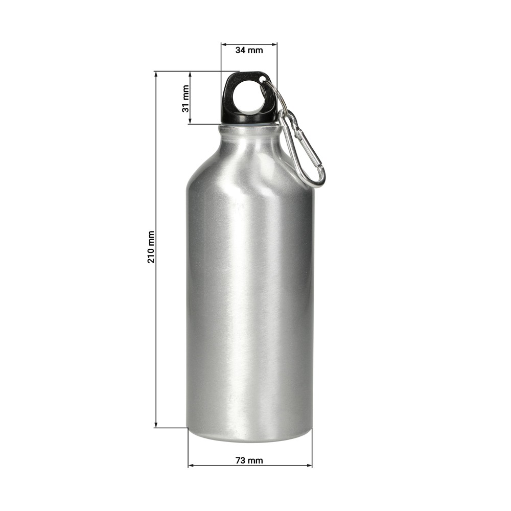 Aluminiumfles "Sporty" 0,6 l