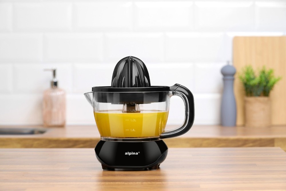 ALPINA Citrus Juicer 700ml 25W Black- Zwart