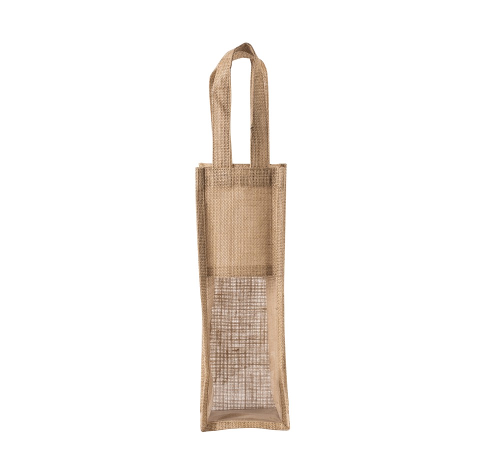 Flessentas van jute - naturel