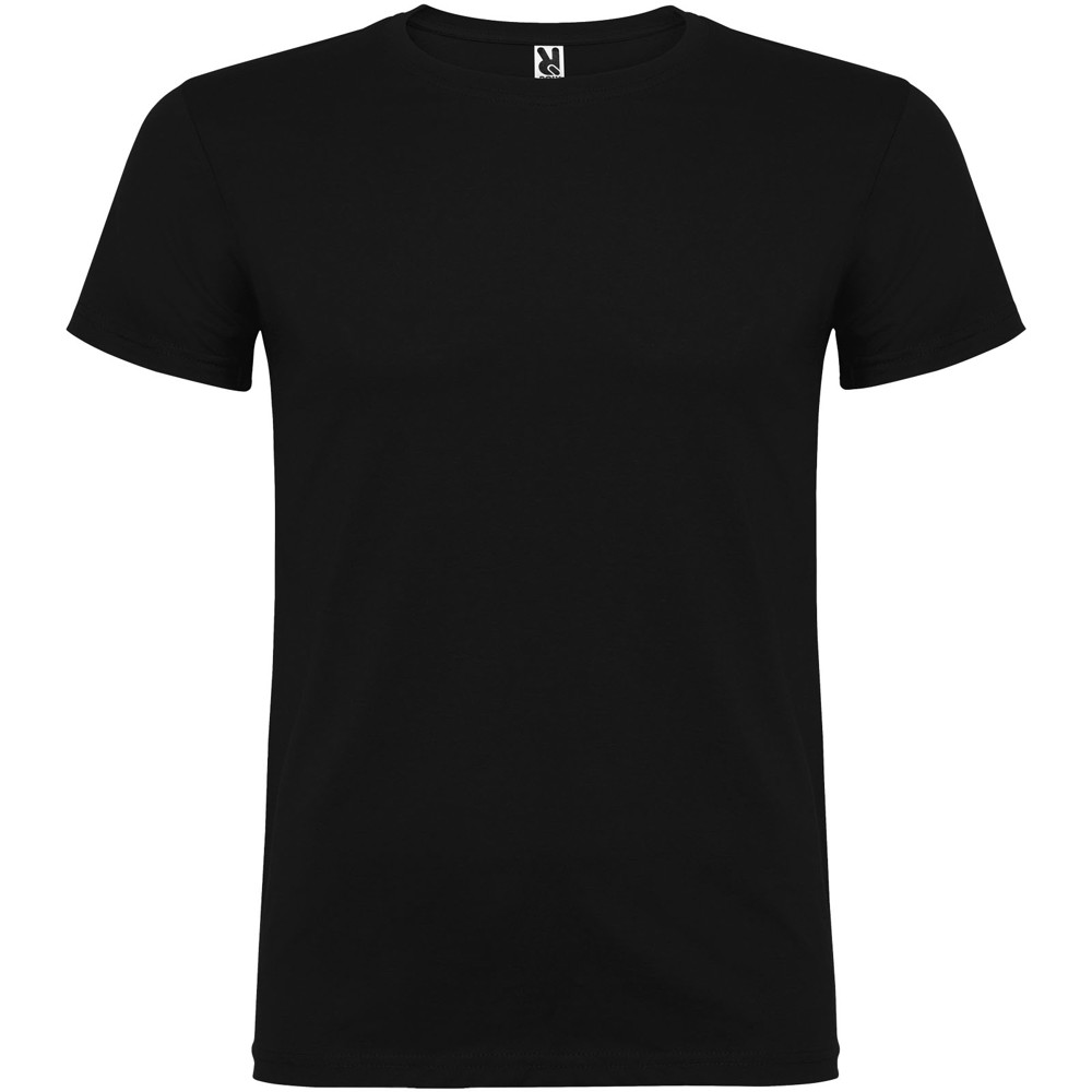 Beagle 155 g/m² herenshirt met korte mouwen - Zwart