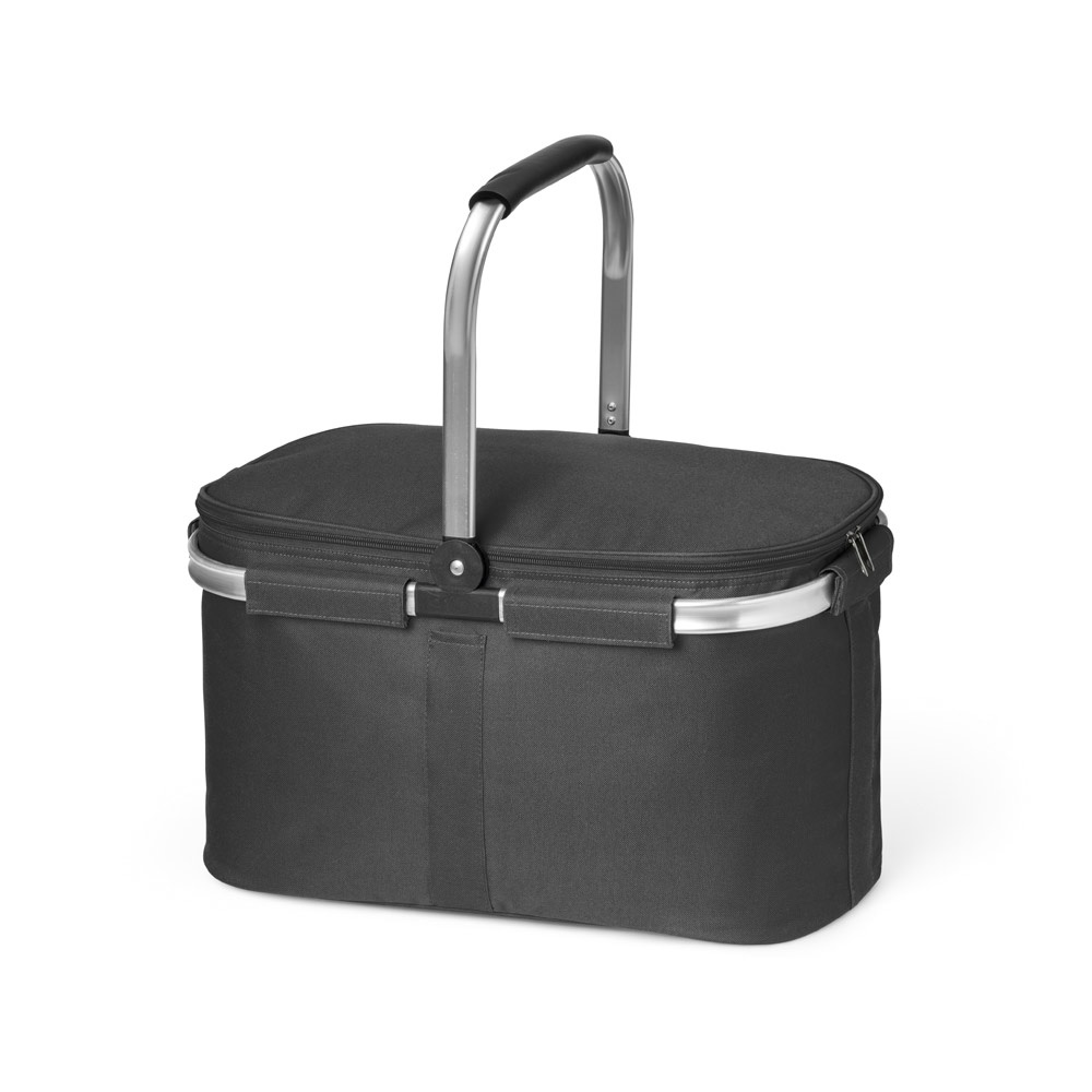 BASKIT. Flexibele picknickmand in 600D 25 L - Zwart