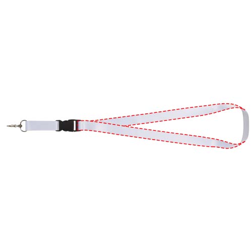 Bucks sublimatie lanyard met veiligheidssluiting