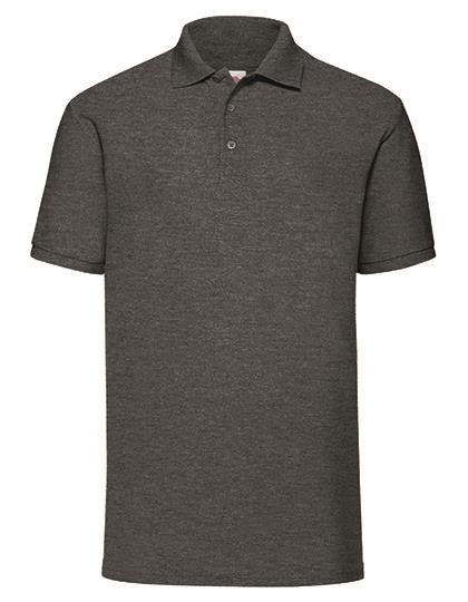 65/35 Pique Polo - Dark Heather Grey