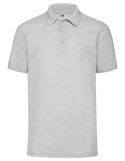 65/35 Pique Polo - Heather Grey