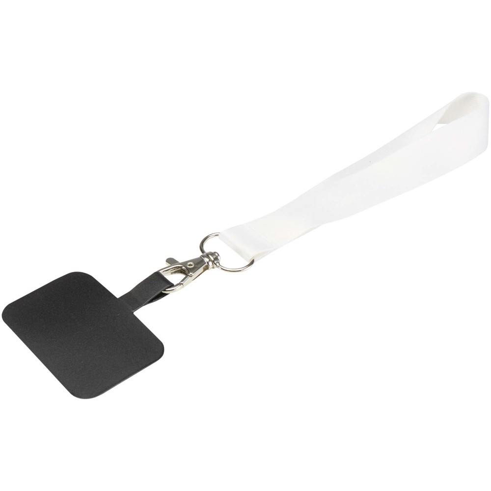 Gaby RPET sublimatie mini lanyard met telefoonhouder