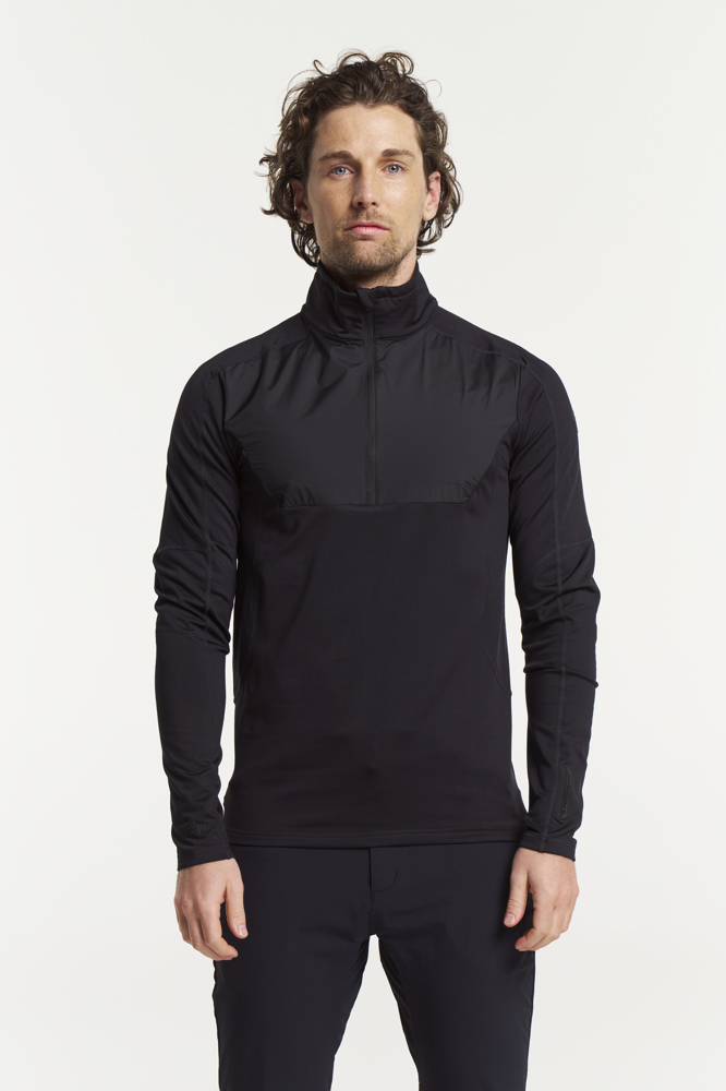 TXlite Windblock Halfzip Men - Zwart
