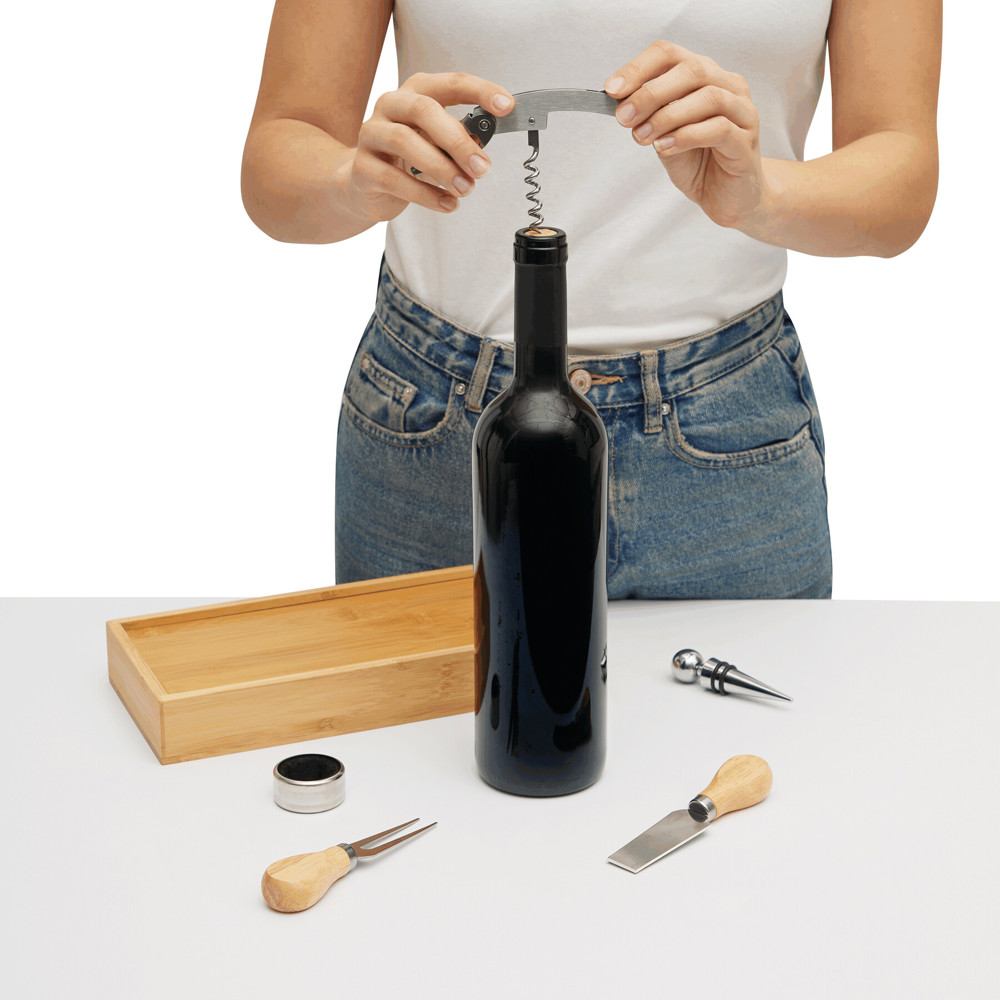 BAMBOO WINE - Wijn- en kaasset