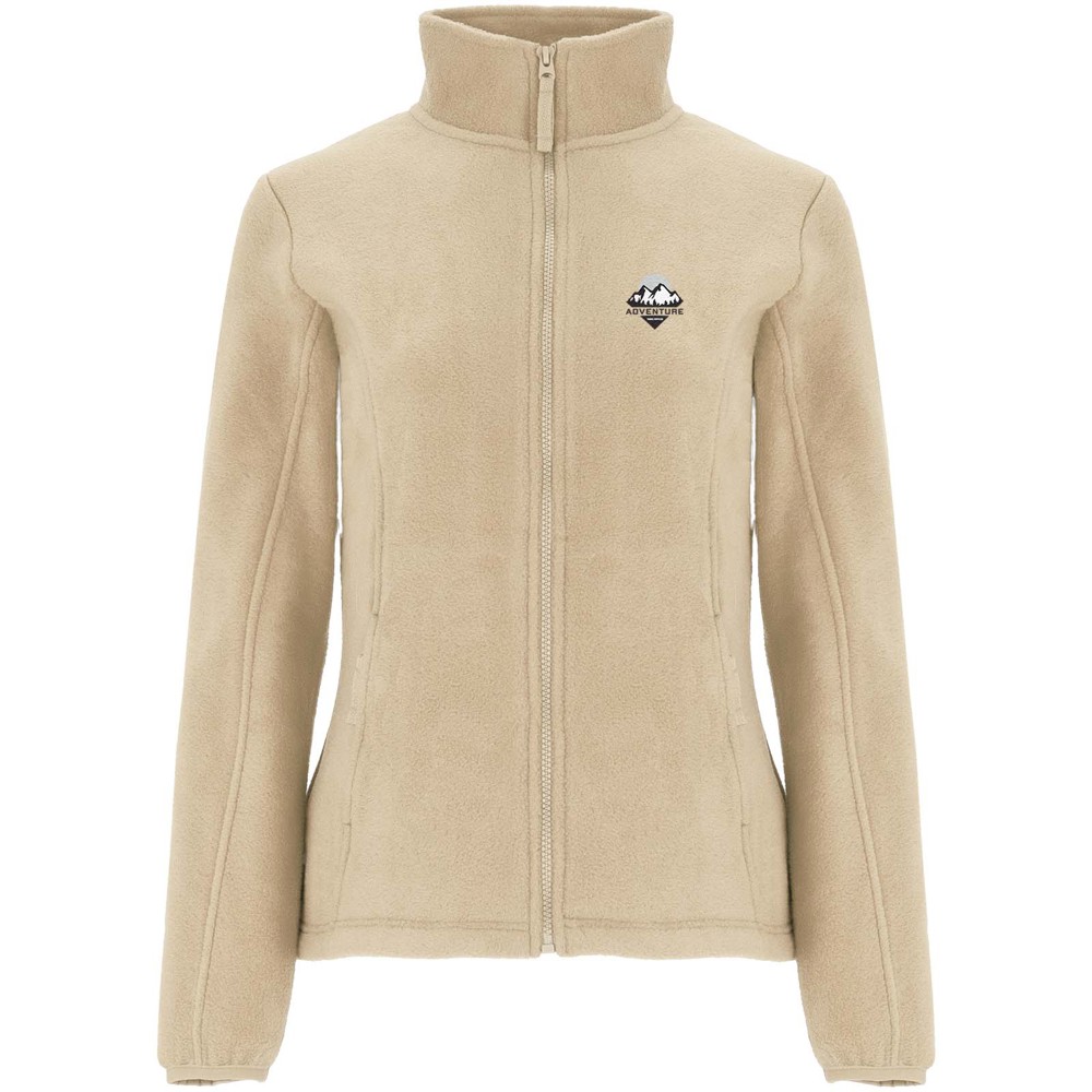Artic fleece damesjack met volledige rits
