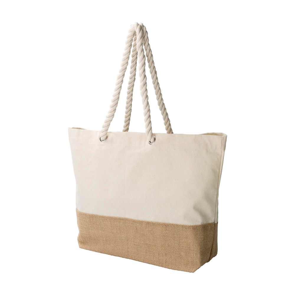 Boodschappentas Diego | Katoen 280 g/m² | Jute bodem