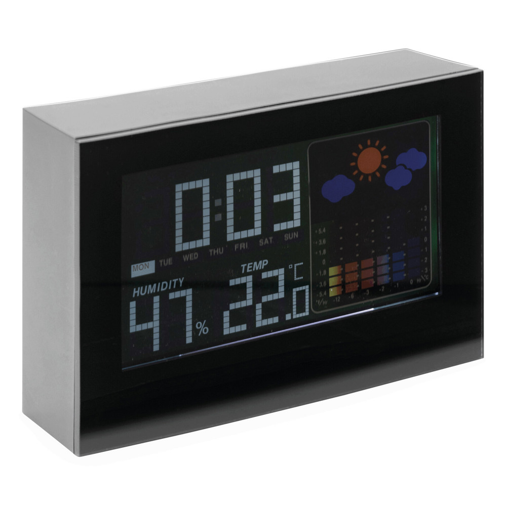 COLOUR - Bureauklok/ weerstation
