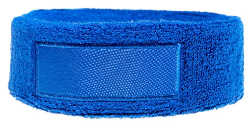 Nilton's Hoofdband met label - Kobaltblauw (PMS 286c) / Kobaltblauw