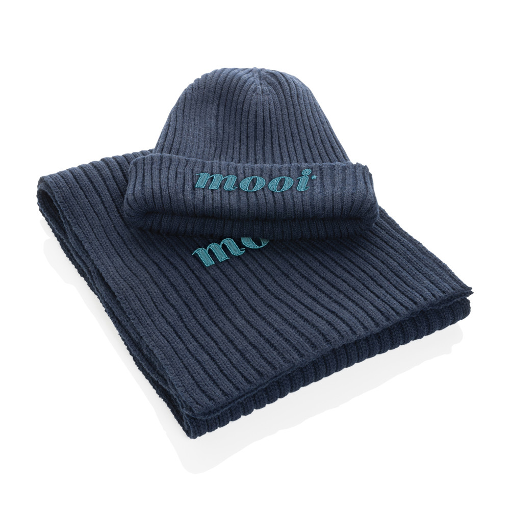 Impact AWARE™ Polylana® dubbel gebreide sjaal 180x25cm