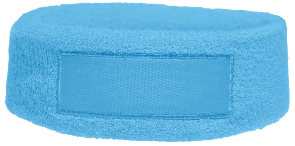 Nilton's Hoofdband met label - Lichtblauw (PMS 292c) / Lichtblauw
