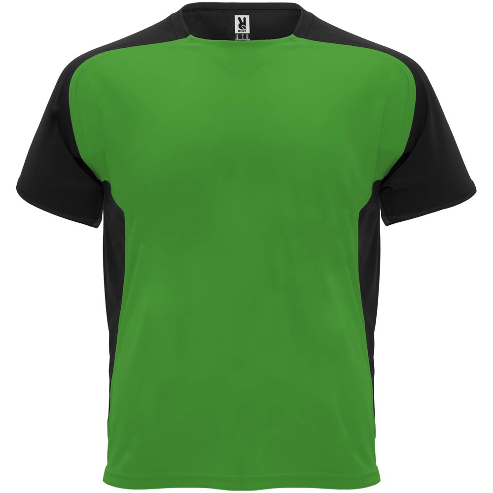 Bugatti 140 g/m² sportshirt met korte mouwen voor kinderen - Varen groen, Wit