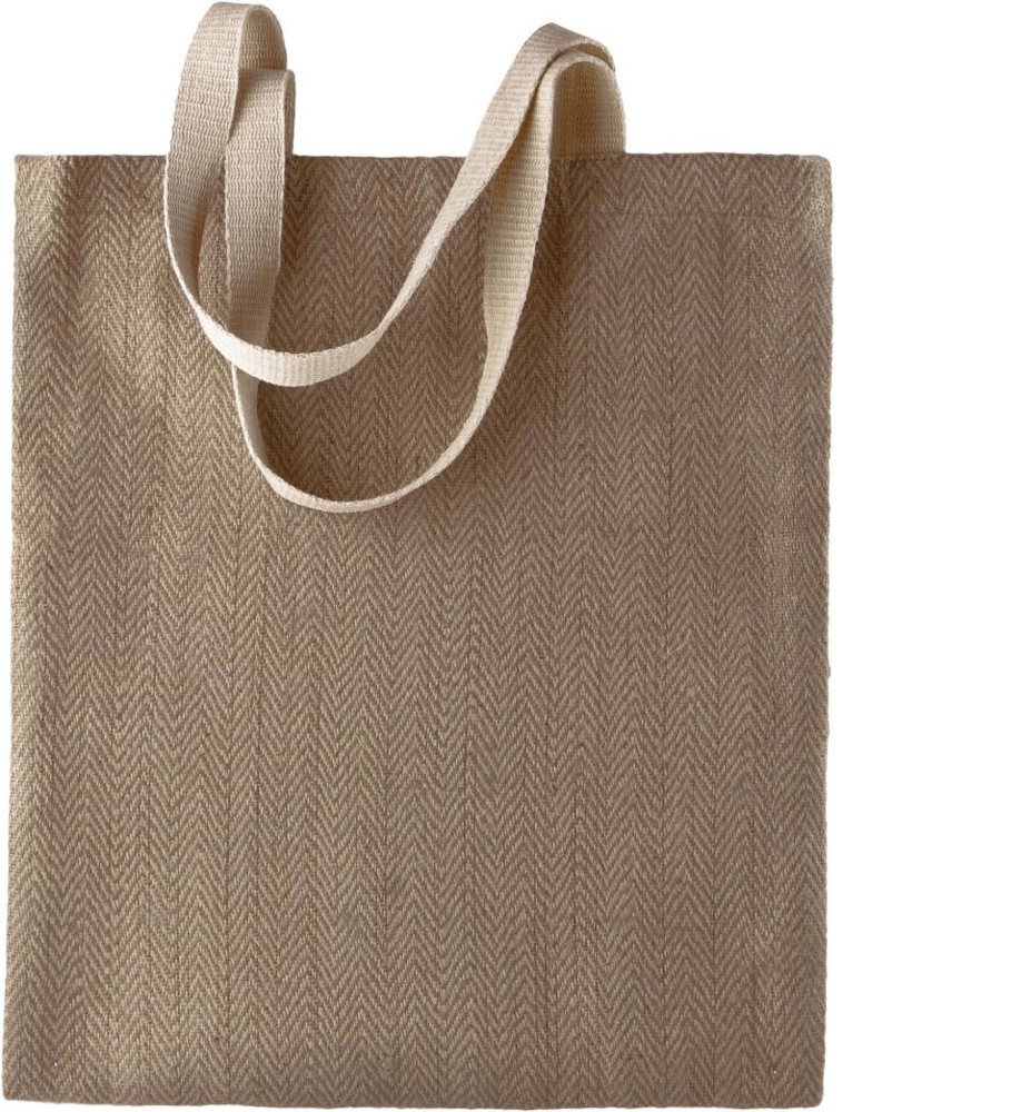 100% Natuurlijke Jute Tas - natural/capuccino