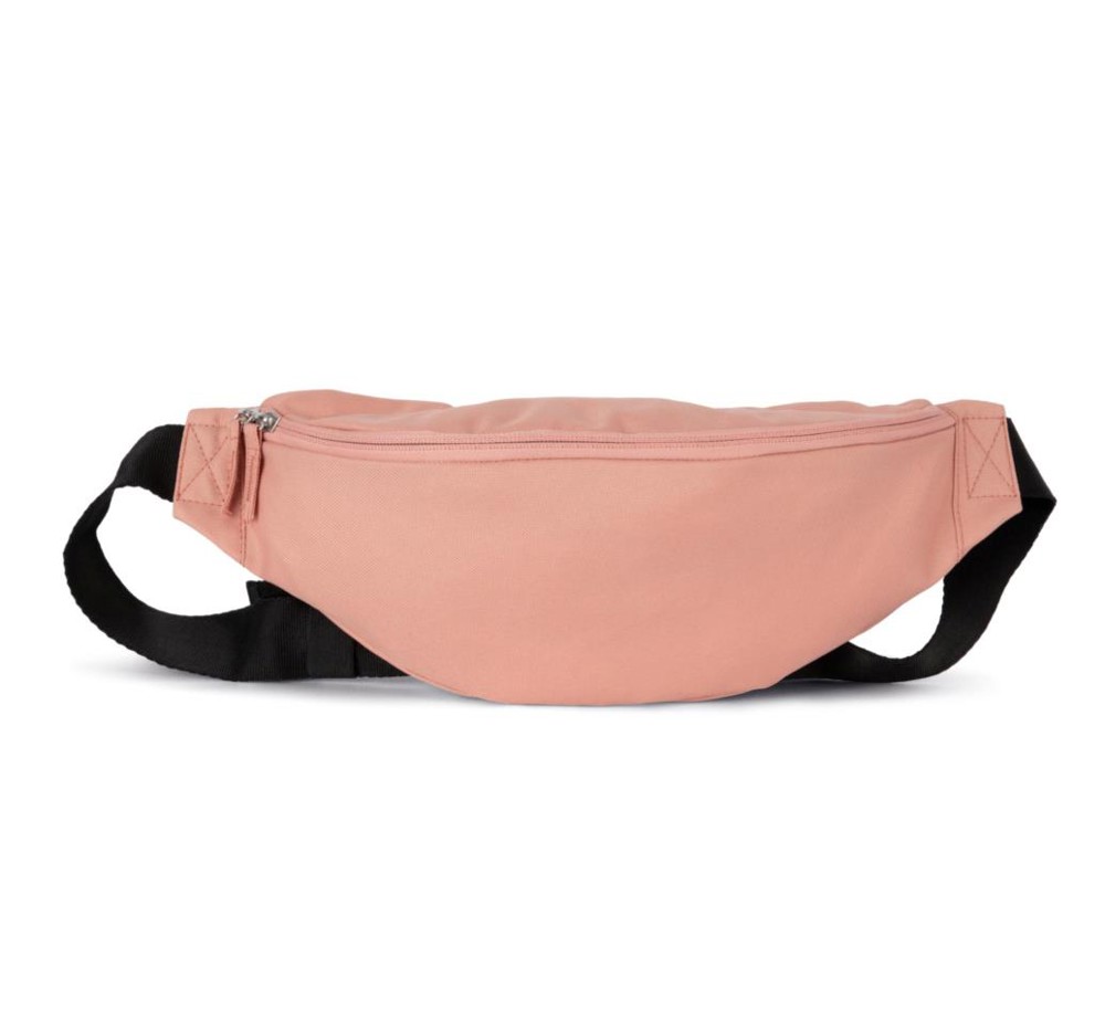 Gerecycleerd klassiek heuptasje - flamingo pink