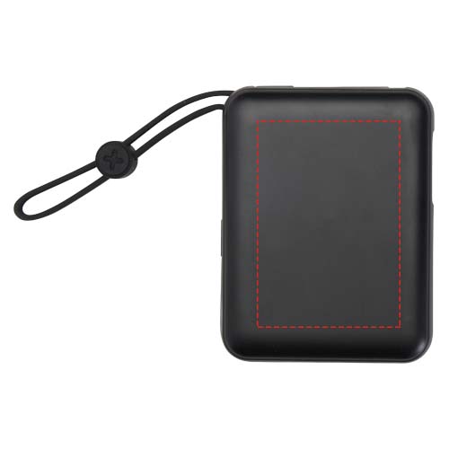 Acrux tabletpowerbank van 10.000 mAh 35 W met ingebouwde Type-C kabel van gerecycled plastic