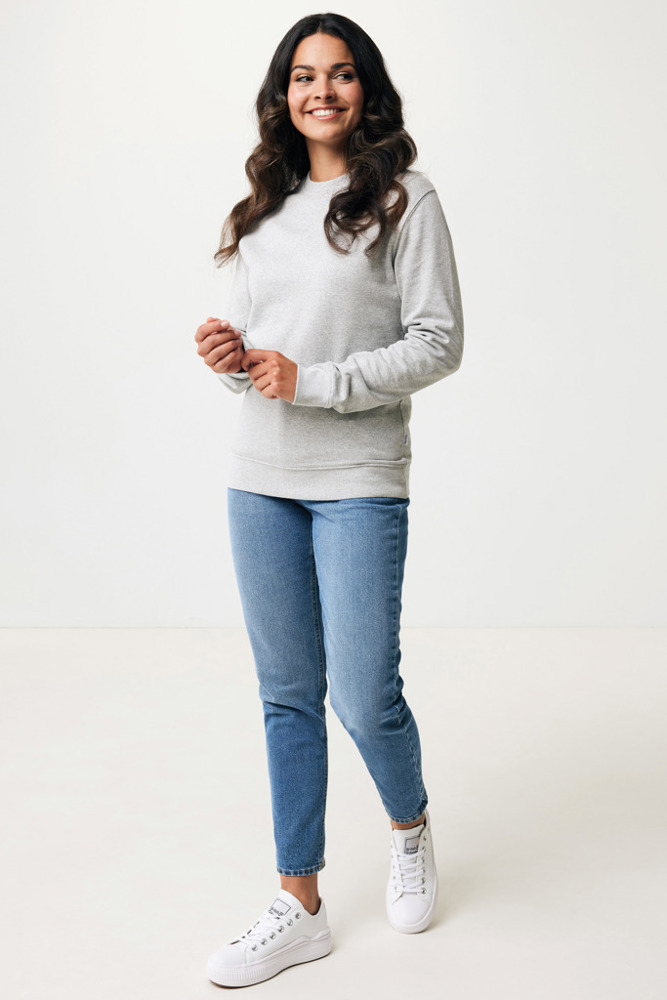 IQONIQ Denali gerecycled katoen sweater ongeverfd