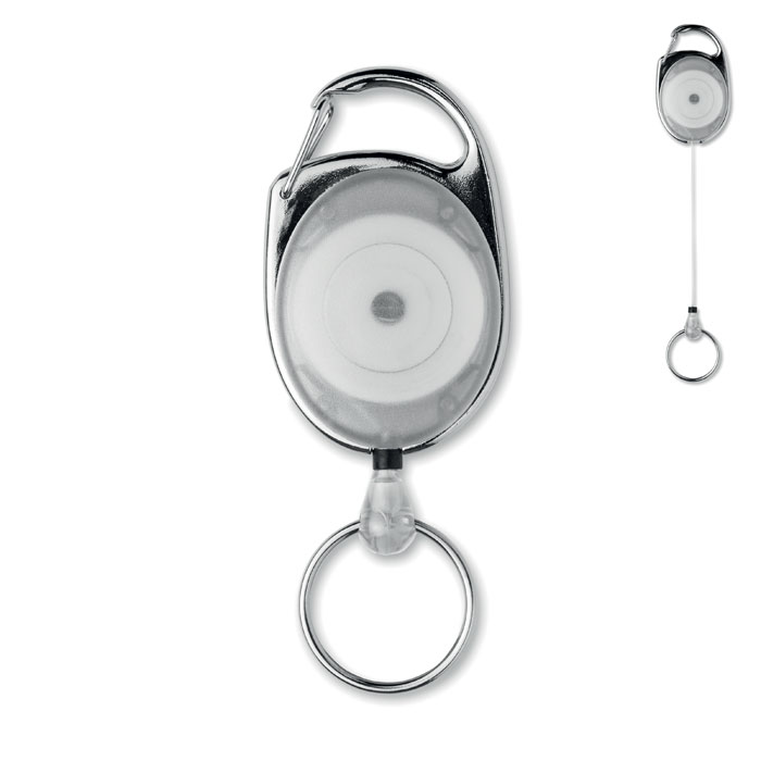 ARRONSA - Intrekbare badgehouder - wit