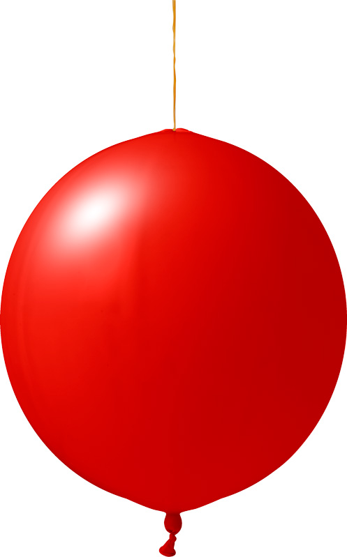 Punchballs bedrukt Qualityprint Ø 45 cm / omvang 120-130 cm / 18 inch - Rood (6045)