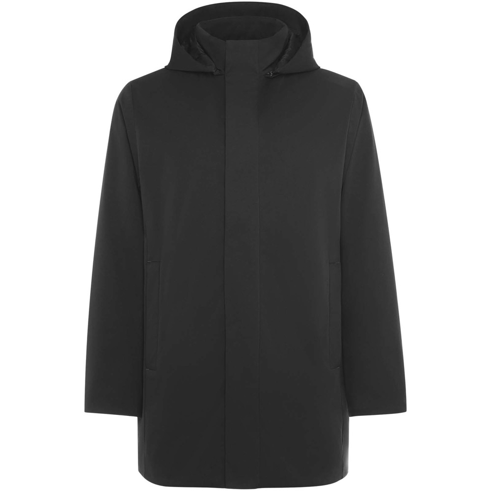 Dome unisex parka met gewatteerde kraag - zwart