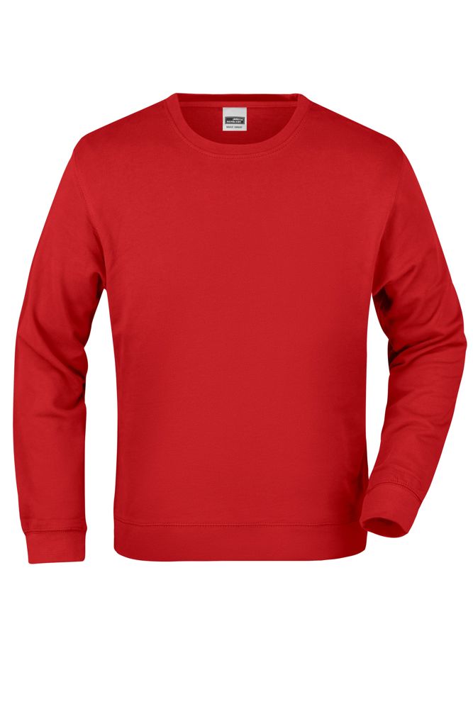 Basic Sweat - Rood (ca. Pantone 200C)