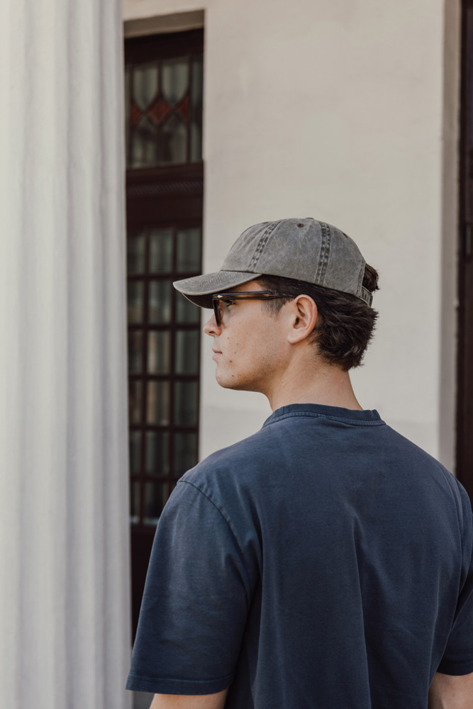 BEAU AWARE™ Washed 6 panel 270gsm cotton twill cap
