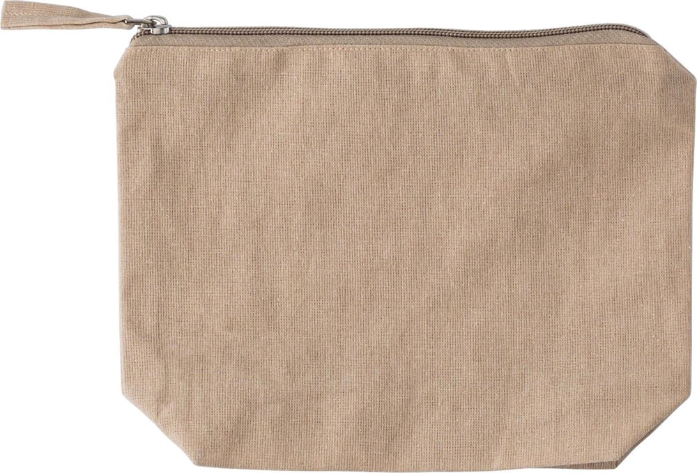 Cosmetisch tasje Cressida | Katoen 180 g/mÂ² - khaki (écru)