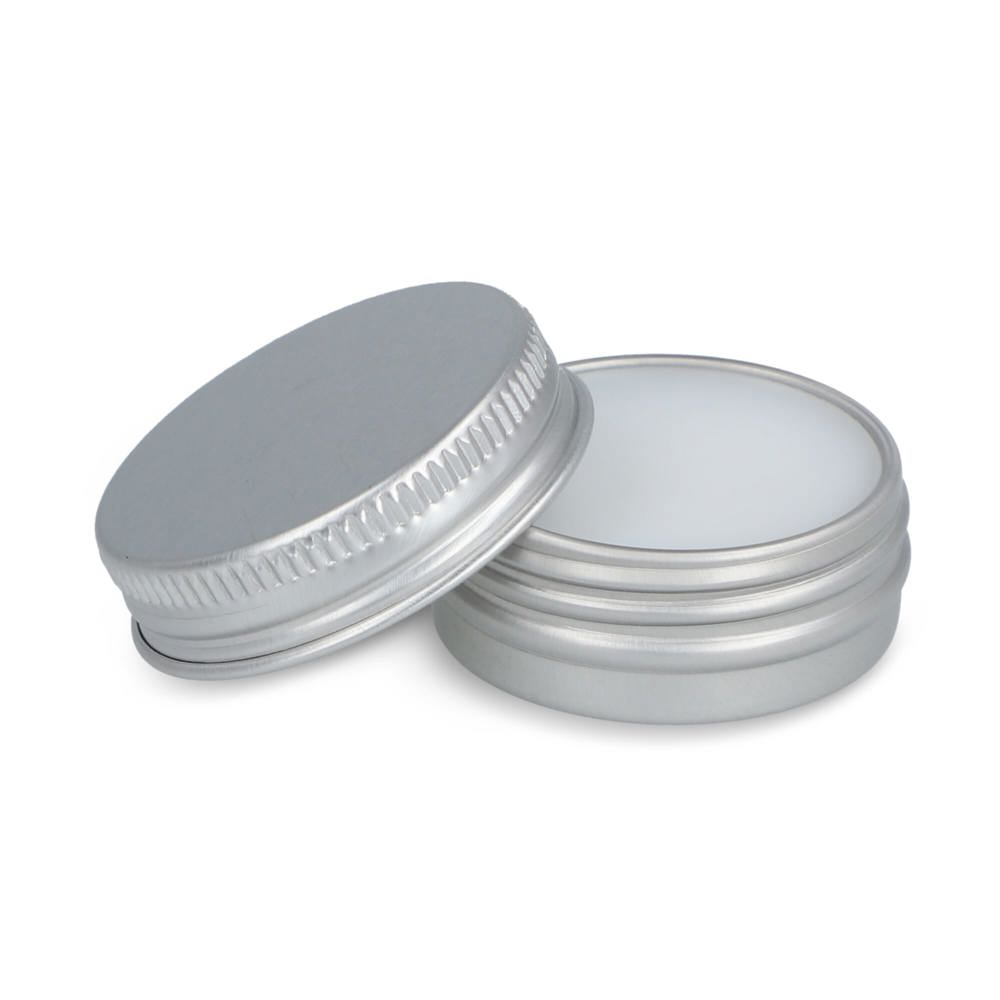 Lipbalm rond gerecycled aluminium blikje